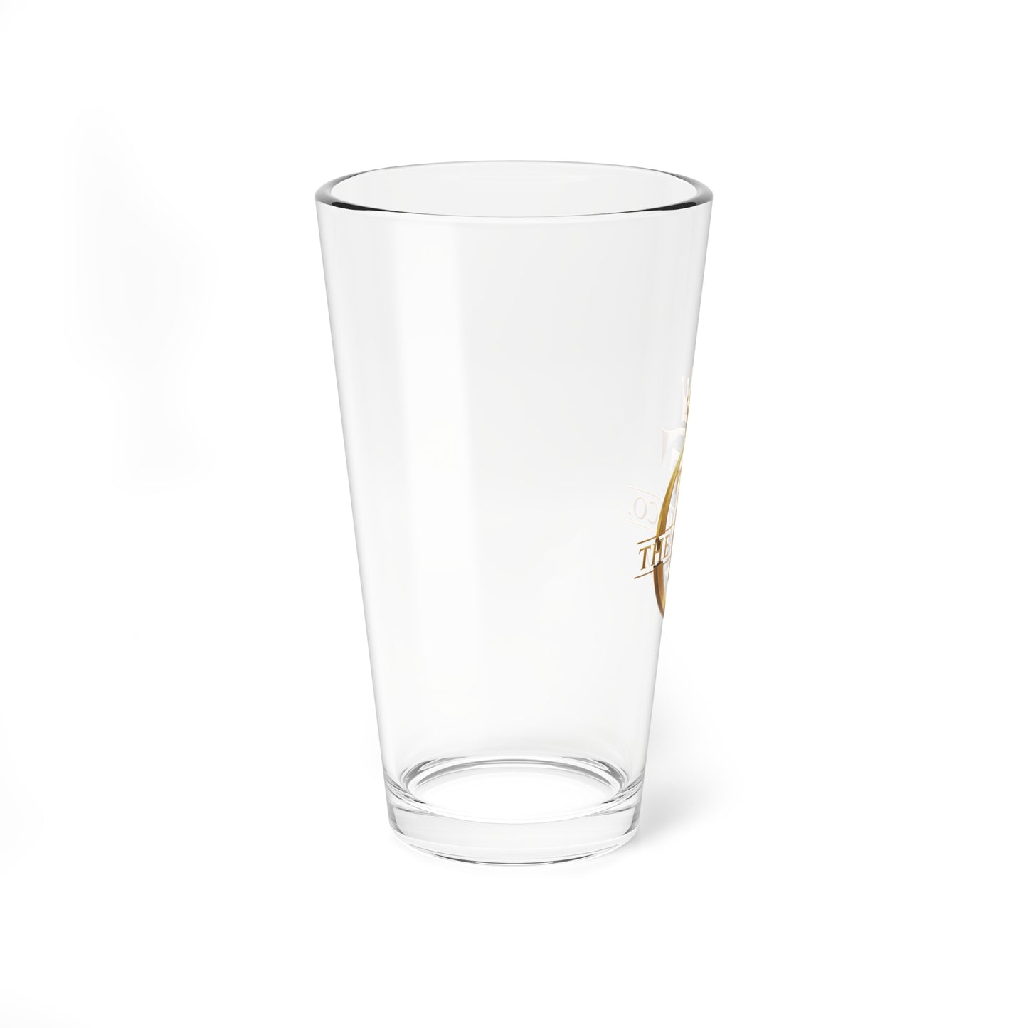The Chic Co. Signature Gold Crown Pint Glass