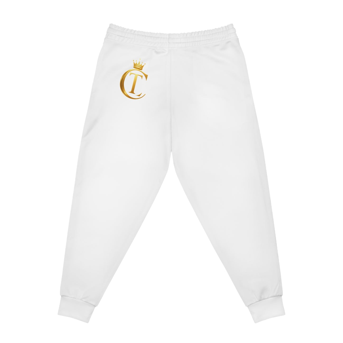 No Labels Just Legacy Athletic Joggers — The Chic Co. Gold Crown Monogram Sweatpants