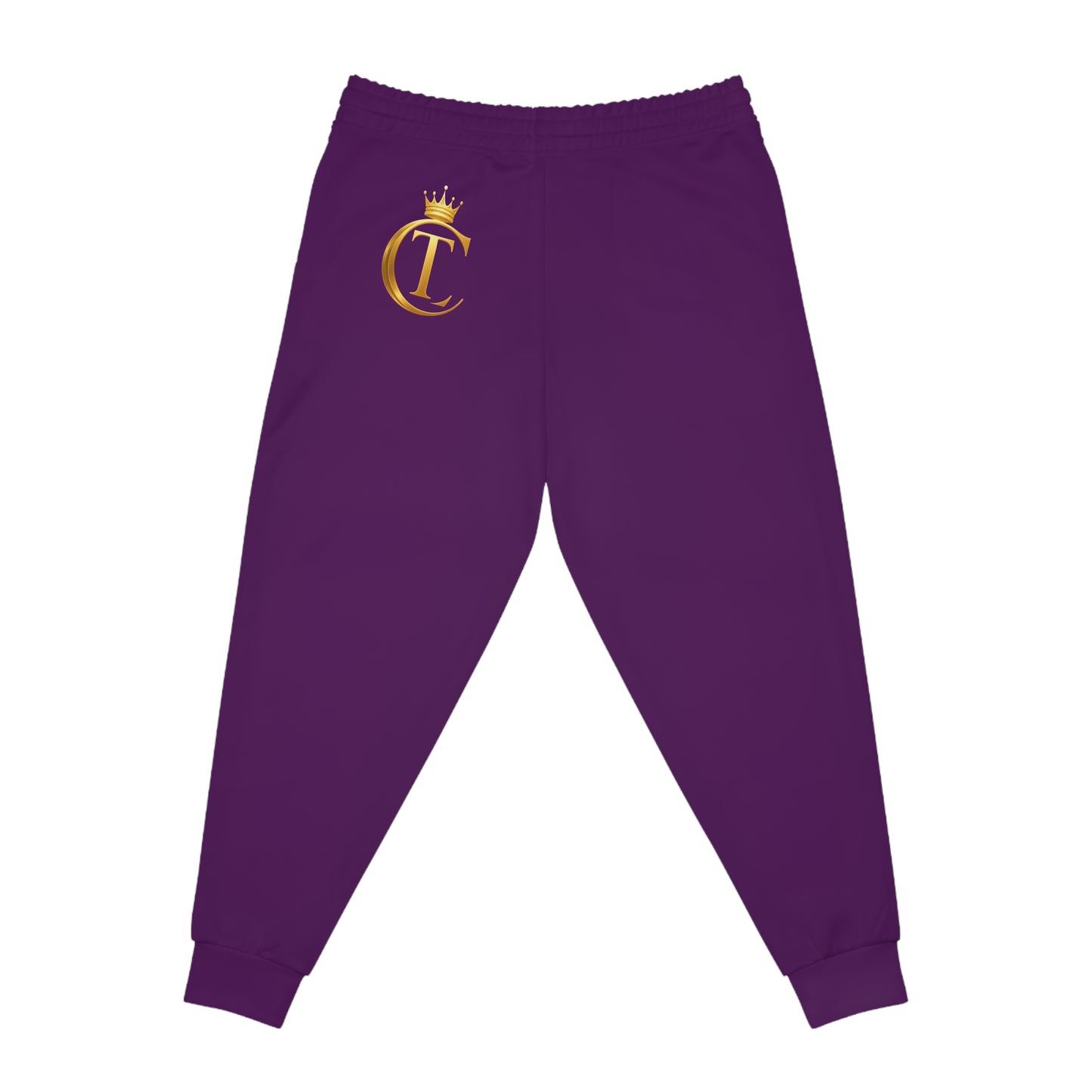 No Labels Just Legacy Athletic Joggers — The Chic Co. Gold Crown Monogram Sweatpants