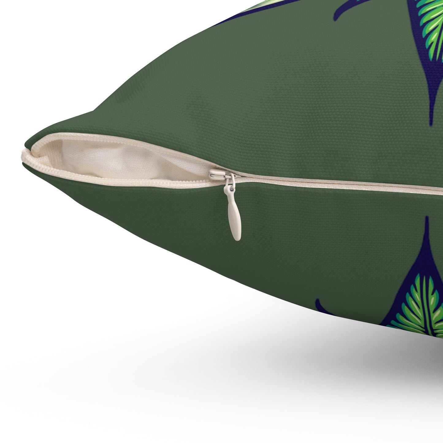 Cannabis Leaf Throw Pillow — Bold Graphic Decorative Cushion