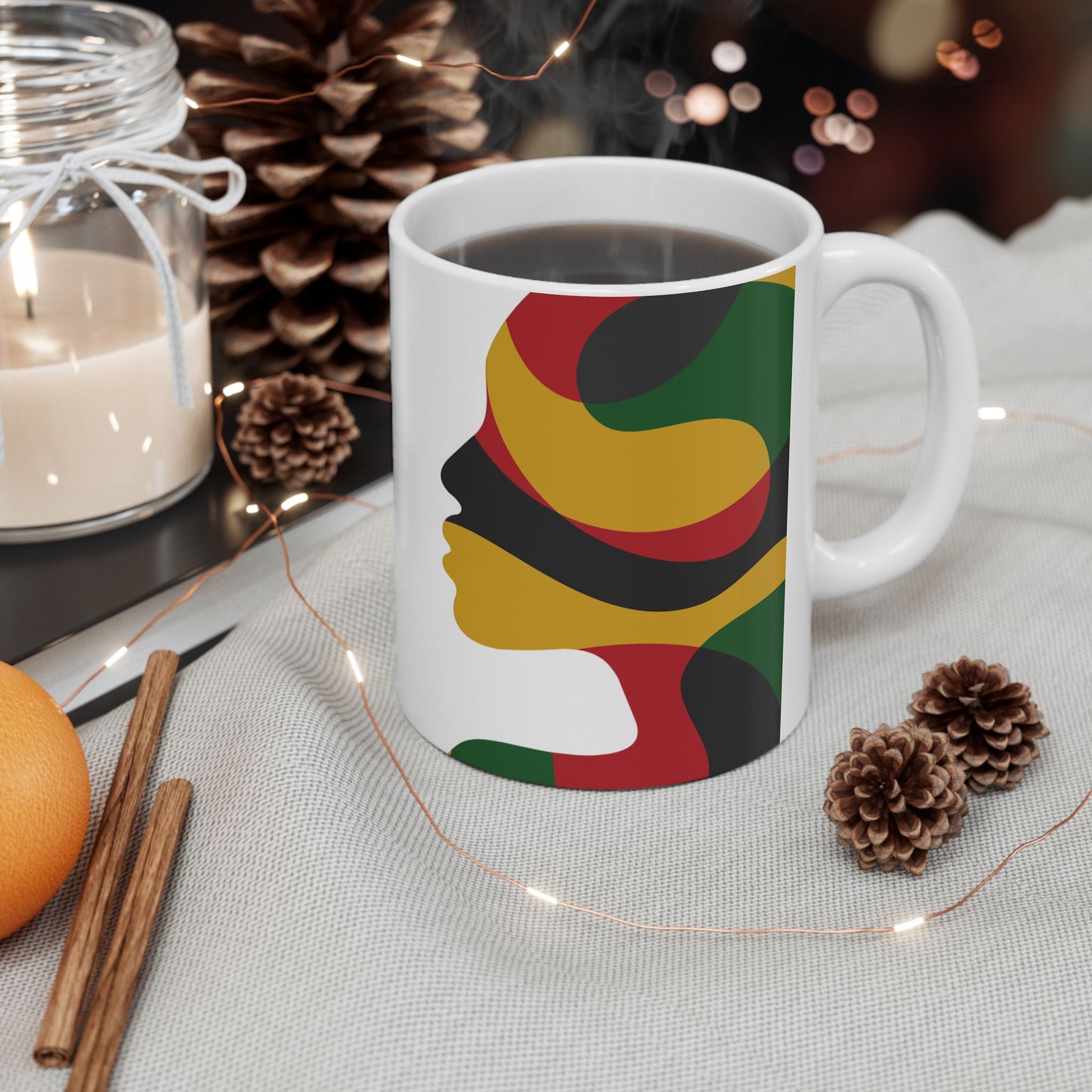 Juneteenth Freedom Day Ceramic Mug — Black History Celebration Coffee Cup (11oz/15oz)