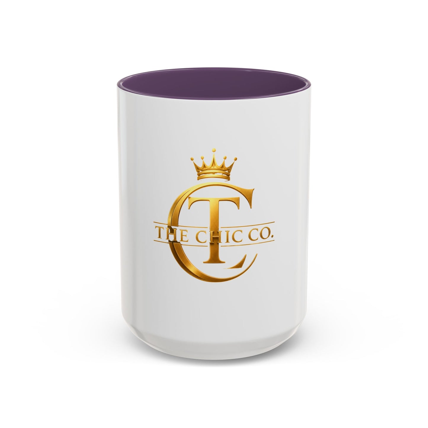 Gold Crown Logo Coffee Mug — The Chic Co. Accent Ceramic Mug (11/15oz)