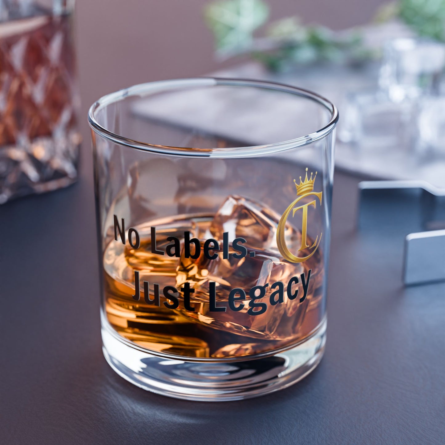The Chic Co. Signature No Labels, Just Legacy — Engraved Whiskey Tumbler