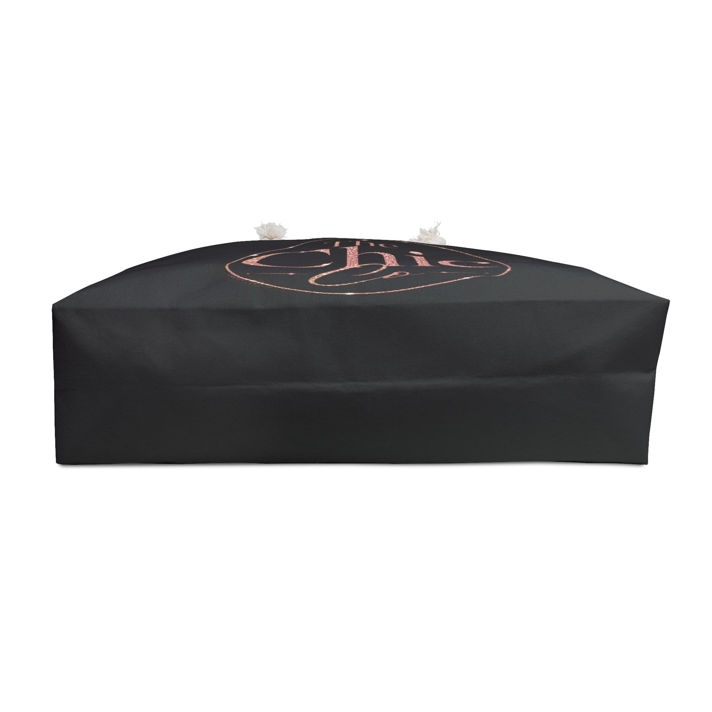 Chic Co. Black and Rose Gold Weekender Bag —Travel Tote