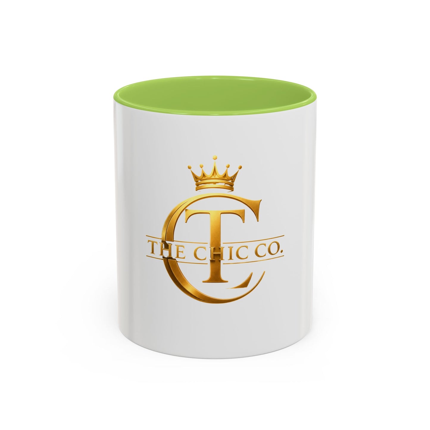 Gold Crown Logo Coffee Mug — The Chic Co. Accent Ceramic Mug (11/15oz)