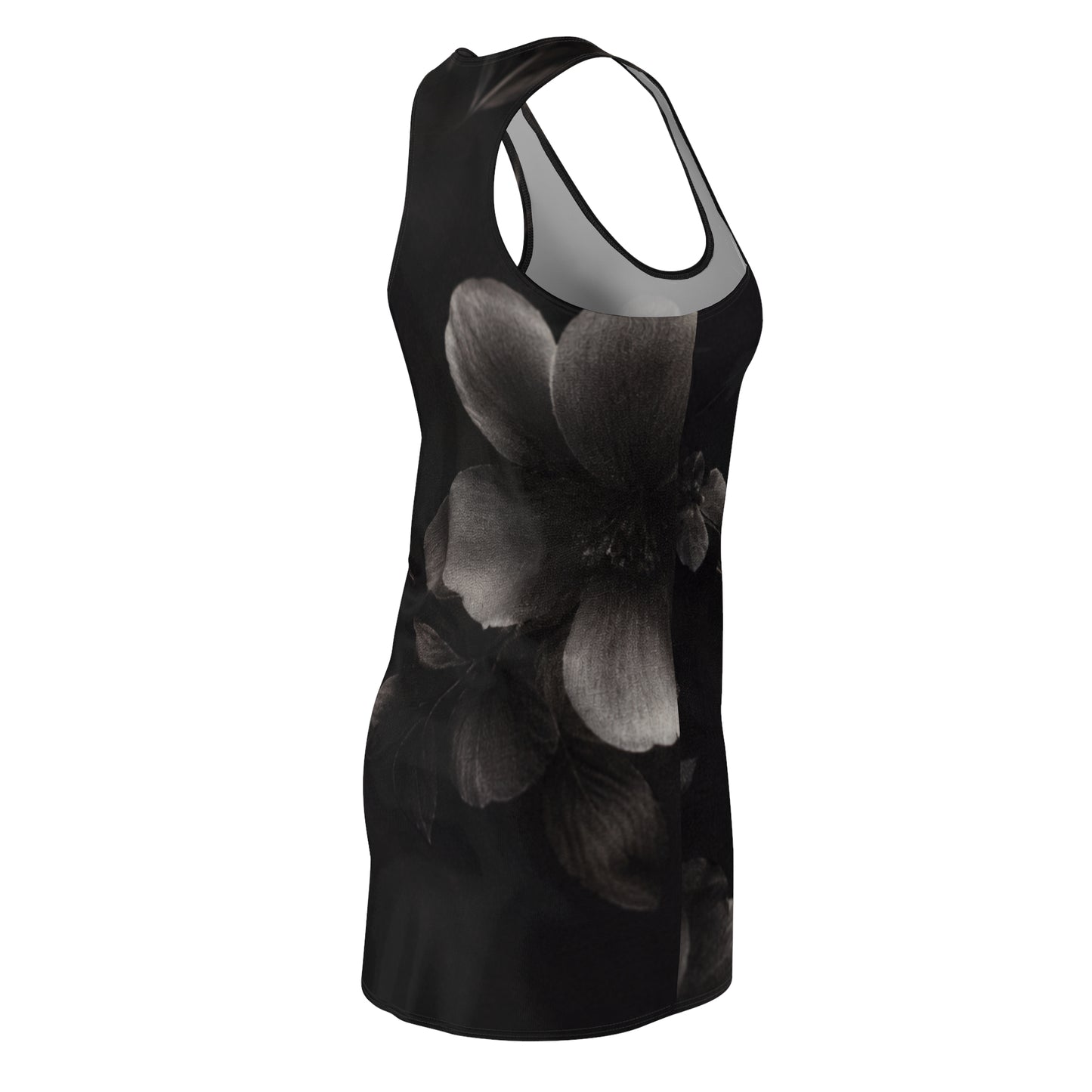 Racerback Dress — Monochrome Floral