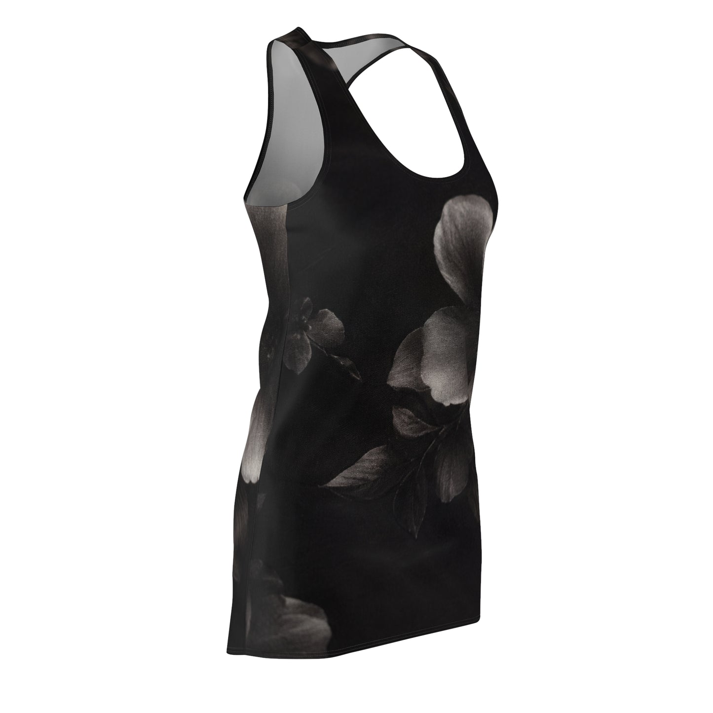 Racerback Dress — Monochrome Floral