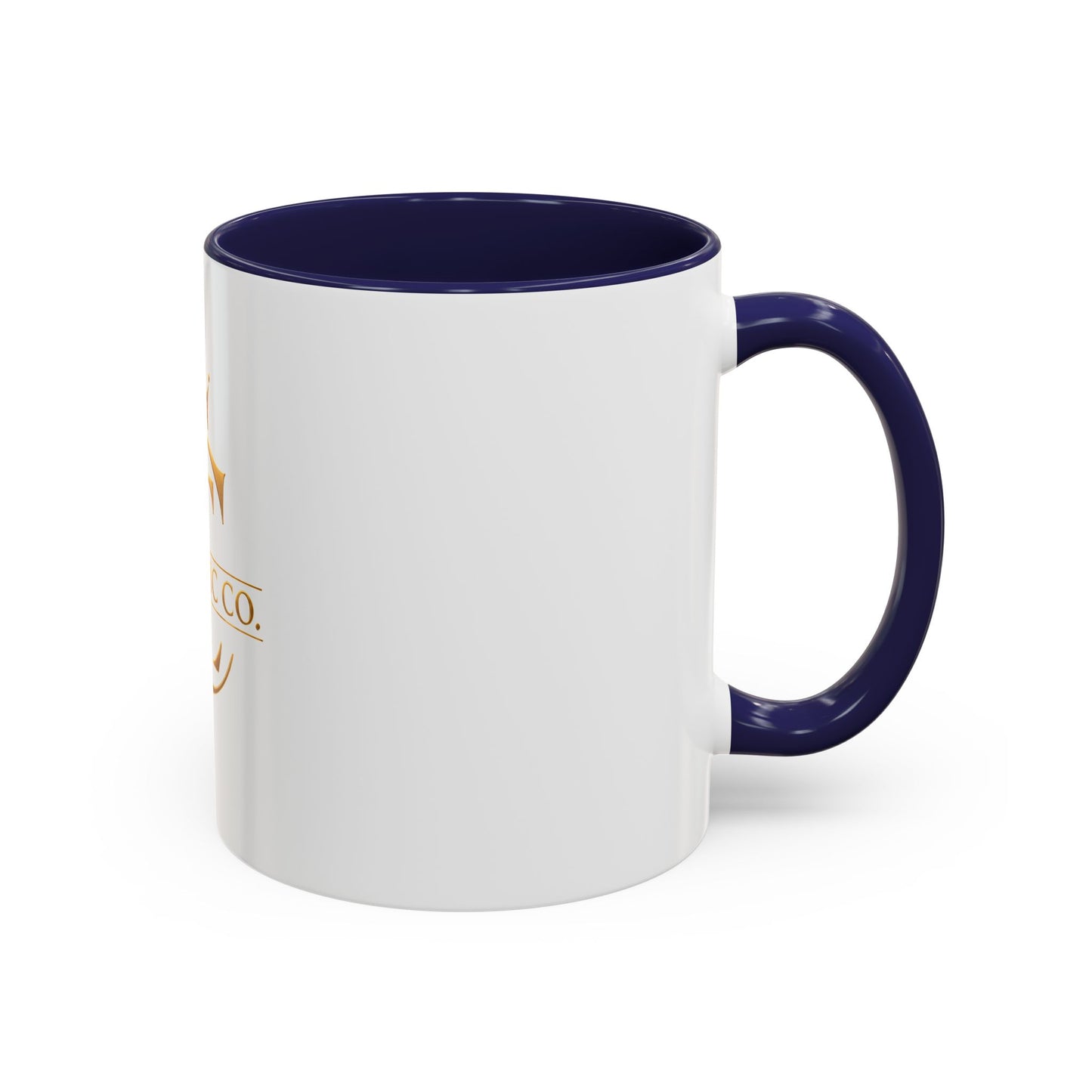 Gold Crown Logo Coffee Mug — The Chic Co. Accent Ceramic Mug (11/15oz)