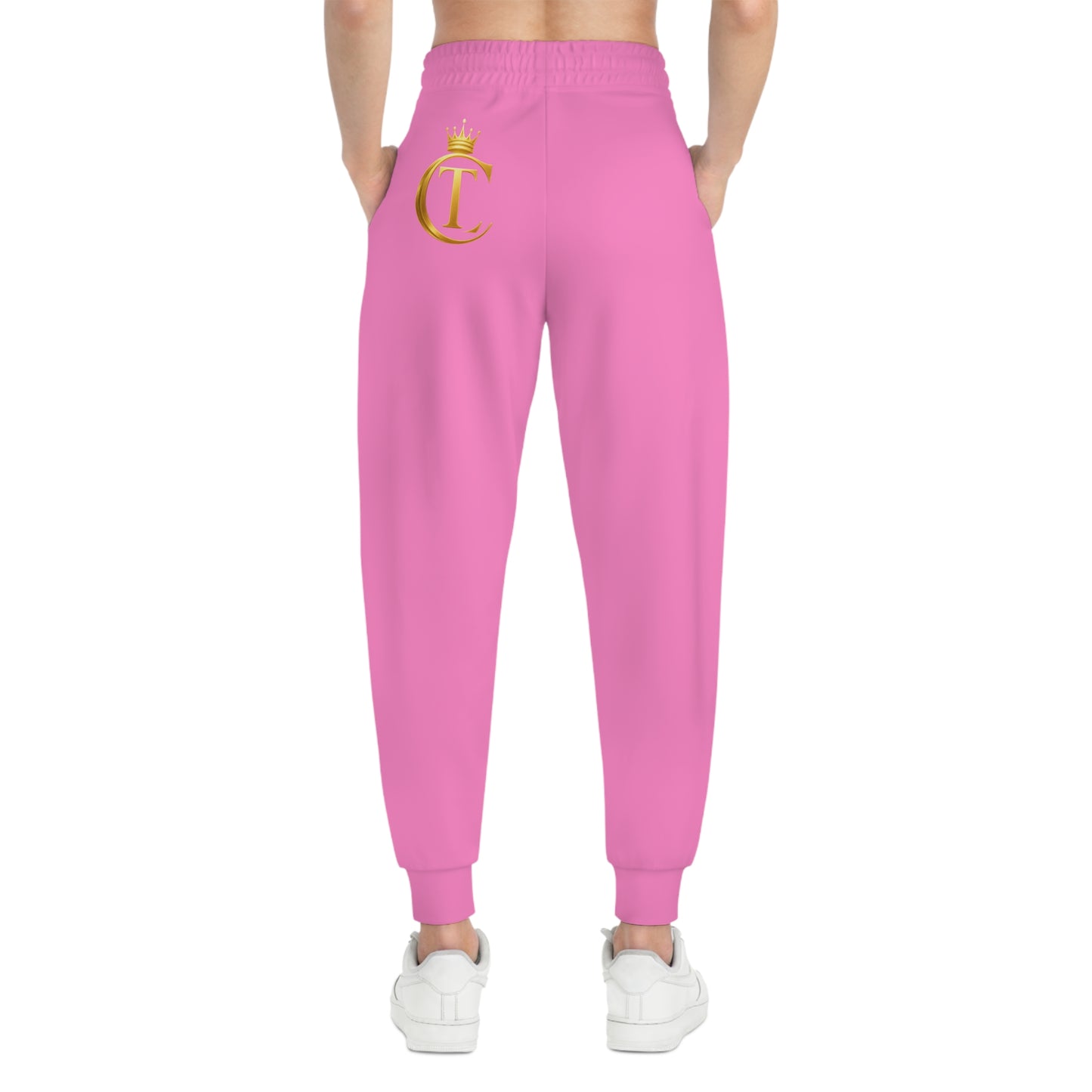 No Labels Just Legacy Athletic Joggers — The Chic Co. Gold Crown Monogram Sweatpants