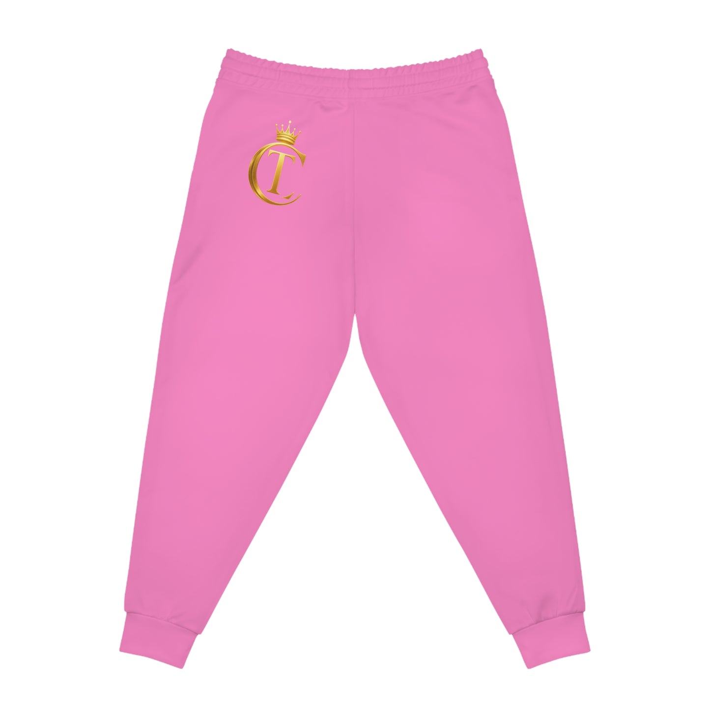 No Labels Just Legacy Athletic Joggers — The Chic Co. Gold Crown Monogram Sweatpants