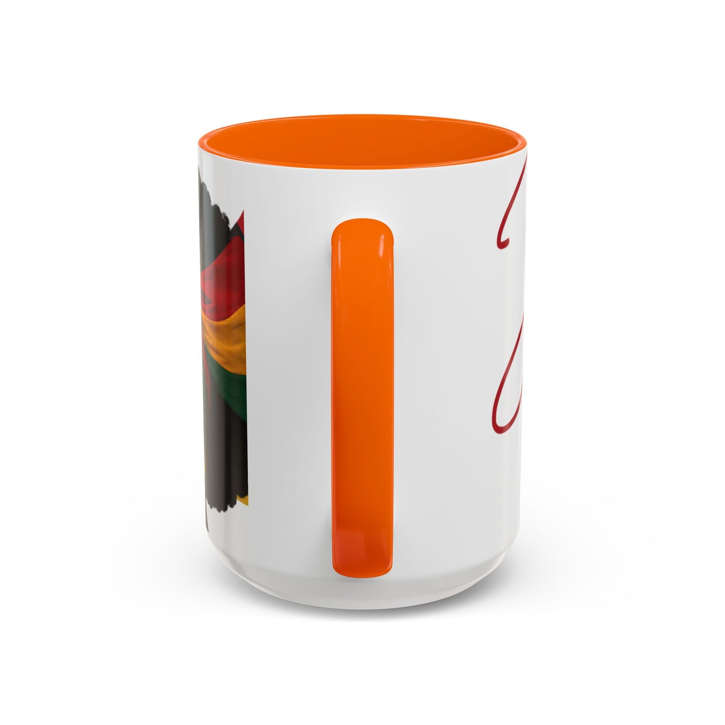 Juneteenth Coffee Mug — Black Woman Portrait "Juneteenth Freedom Day" Accent Mug