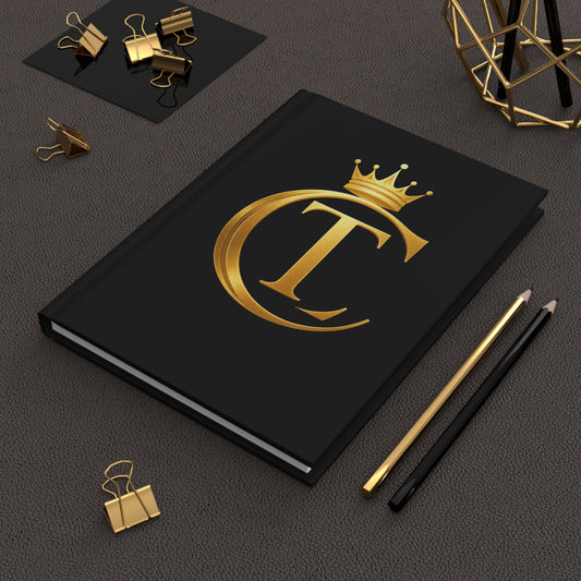 The Chic Co. Signature Gold Monogram Hardcover Journal