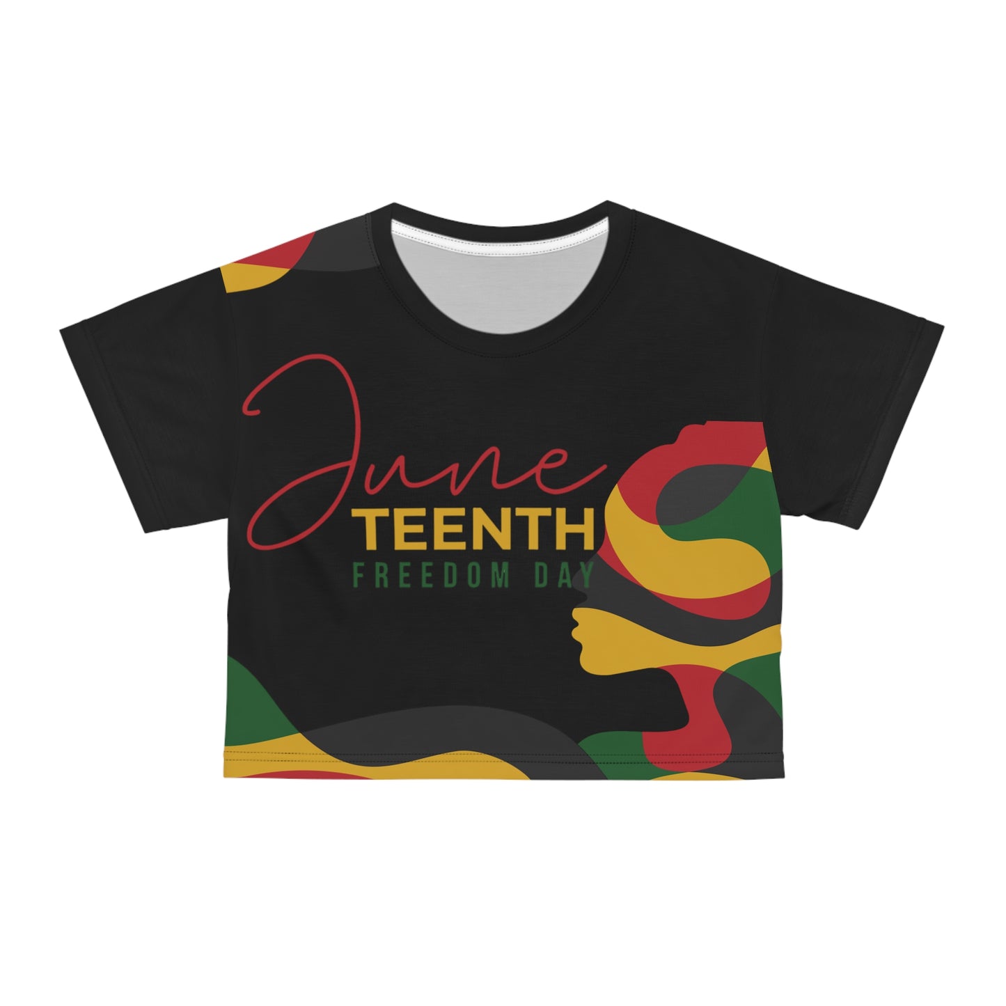 Juneteenth Freedom Day Crop Tee — Black History Celebration Top