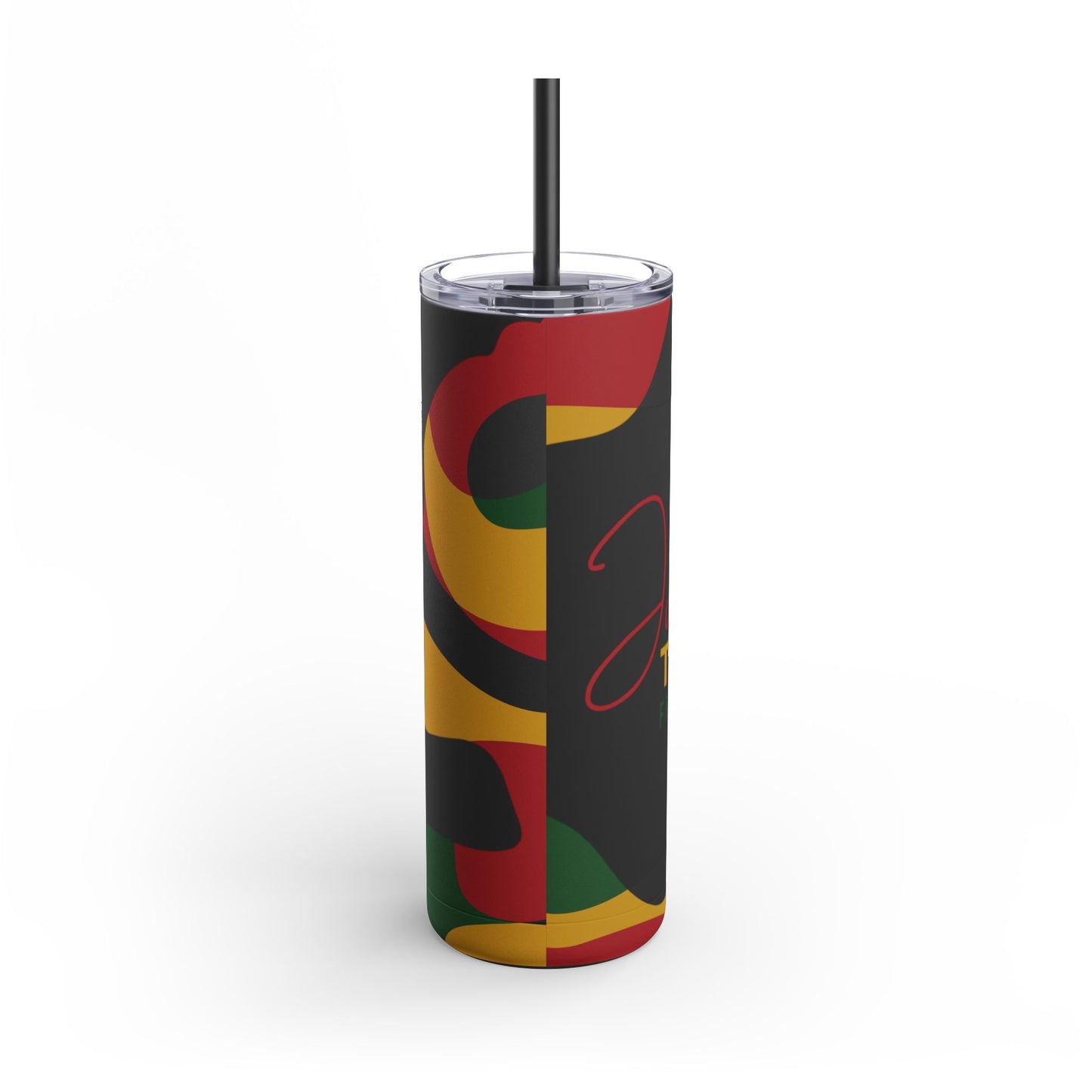 Juneteenth Skinny Matte Tumbler — 20oz Juneteenth Freedom Travel Tumbler