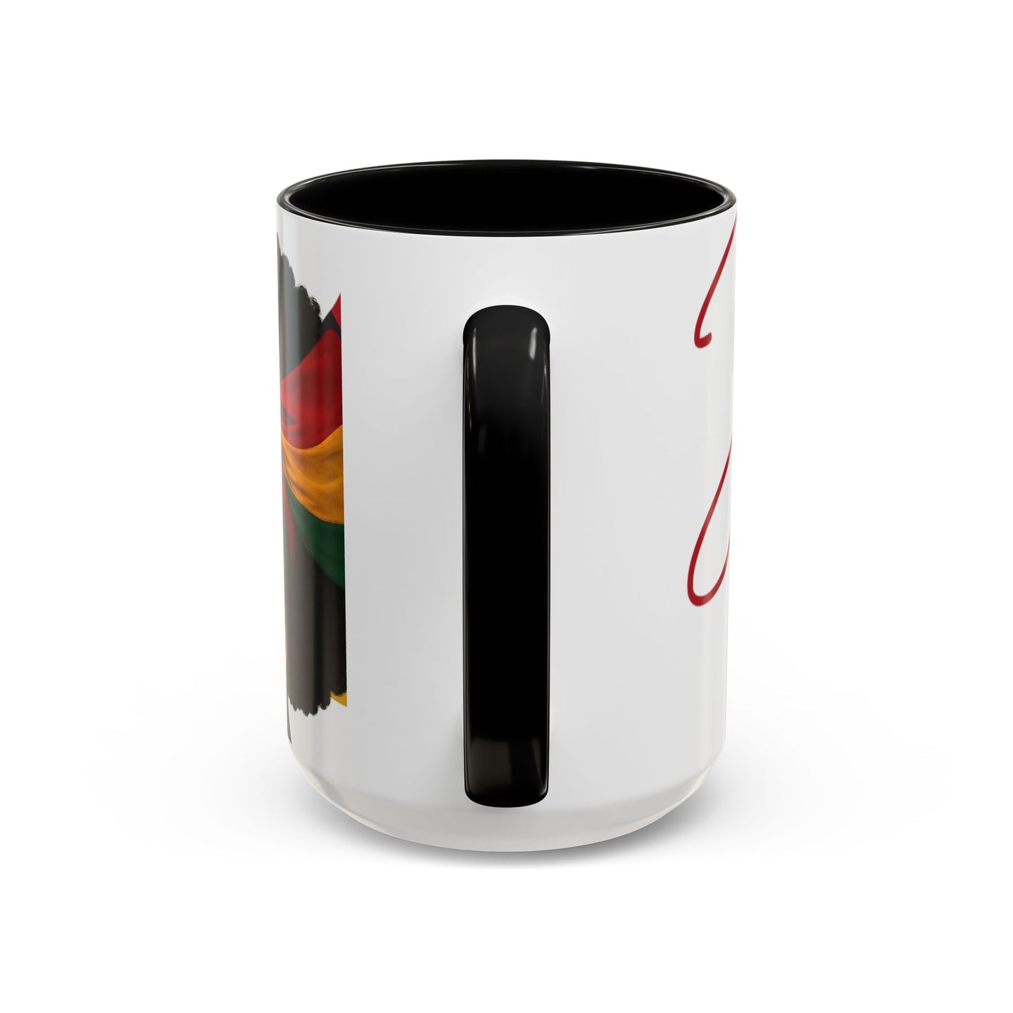 Juneteenth Coffee Mug — Black Woman Portrait "Juneteenth Freedom Day" Accent Mug